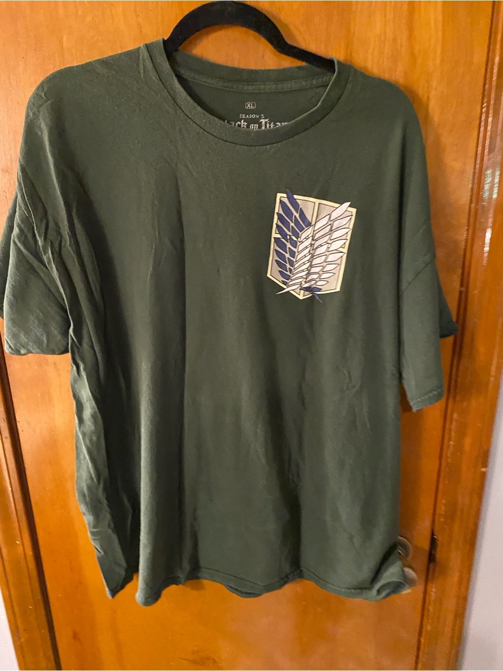 Attack on Titan Crunchyroll Green T-shirt